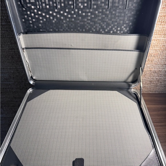 Vintage Black Plastic and Metal STARFLITE Hard Shell Attache Briefcase - Picture 5 of 6